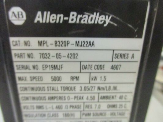 Allen-Bradley MPL-B320P-MJ22AA Kinetix MPL Servomotor met lage traagheid
