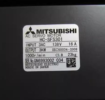Mitsubishi HC-SFS301 AC servomotor Mitsubishi HC-SFS301Industrial servomotor