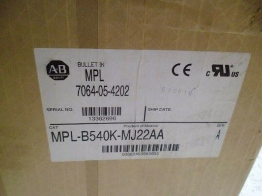 Allen-Bradley MPL-B540K-MJ22AA MPL-serie MPL 480V AC roterende servomotor