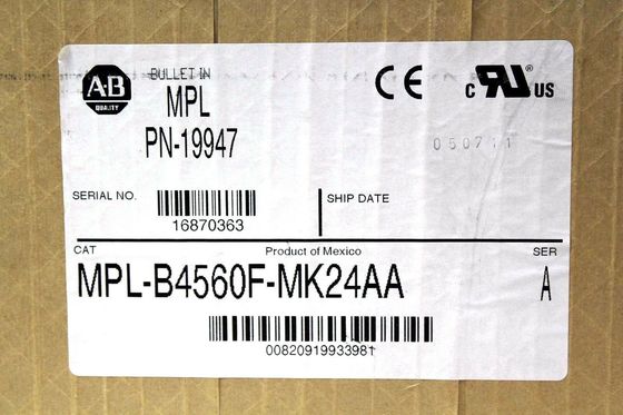 Alleen-Bradley MPL-B4560F-MK24AA MPL-serie MPL 480V AC roterende servomotor