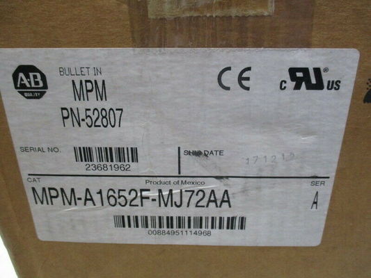 Alleen-Bradley MPM-A1652F-MJ72AA MPM-serie MPM 240V AC roterende servomotor