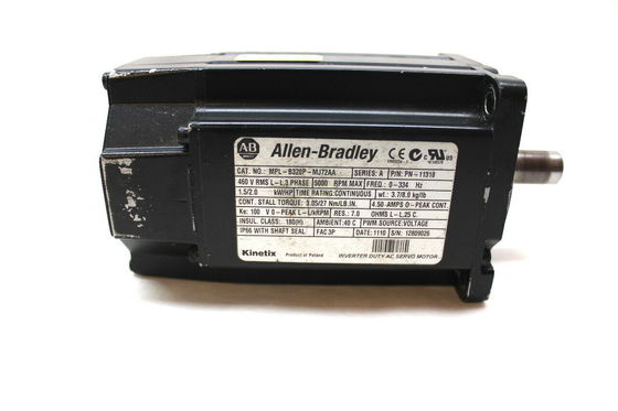 Allen-Bradley MPM-B320P-MJ72AA MP-serie MPL 480V AC roterende servomotor