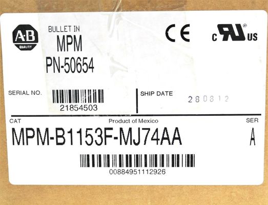 Alleen-Bradley A20B-0007-0361 MP-serie MPM 480V wisselstroom servomotor