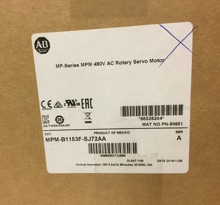 Allen-Bradley MPM-B1153F-SJ72AA MPM-serie MPM 480V AC roterende servomotor
