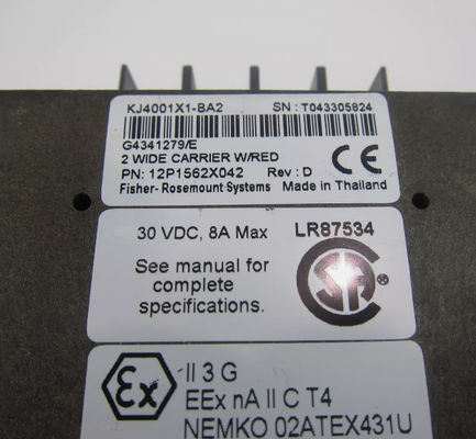 EMERSON DELTAV KJ4001X1-BA2 POWER CONTROLLER 2 breed drager