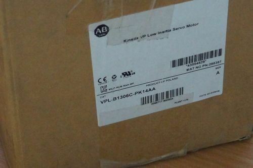 Allen-Bradley VPL-B1306C-PK14AA Kinetix VP Servomotor met lage traagheid
