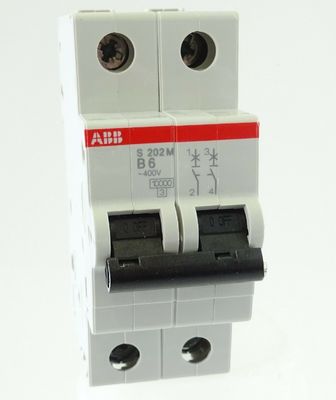 ABB 2cds272001r0065 s202m-b6 Hulpcontactkern S200-serie schakelaar