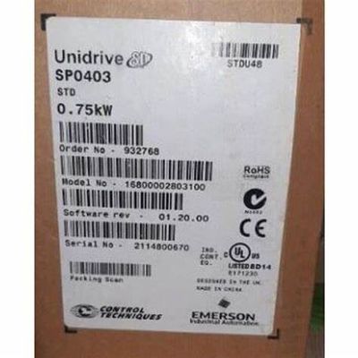 EMERSON SP0403 Universele wisselstroom aandrijving met variabele snelheid voor inductie- en servomotoren