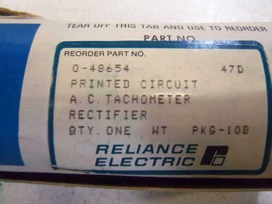 RELIANCE 0-48654 Reliance Electric PC Tachometer aandrijflijn