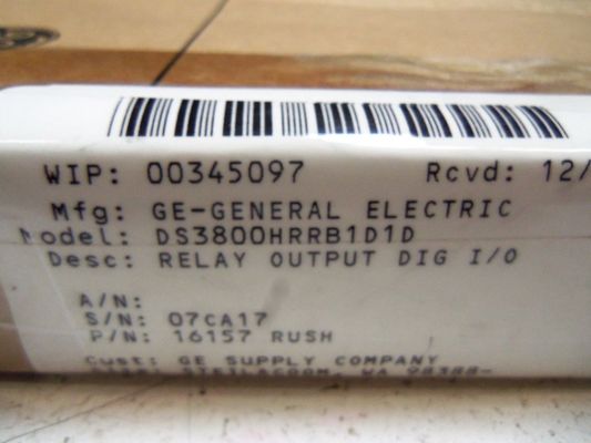 General Electric DS3800HRRB Hulpinterface Panel Perfect voor industriële