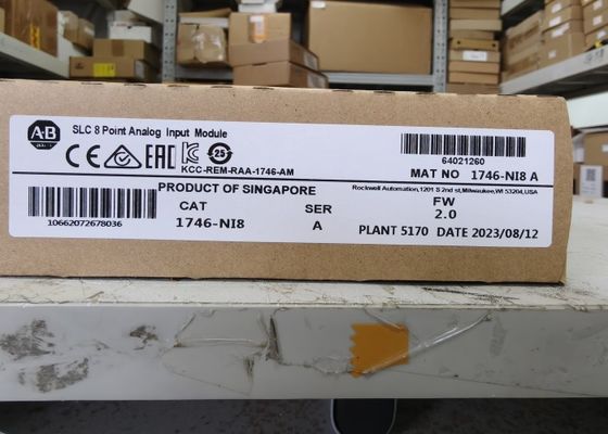 AB 1746-NI8 SER A SLC 500 Analoog Input Module 1746NI8 Max Input Frequency 250 Kilohertz Differentiële Input Digitale I/O Module