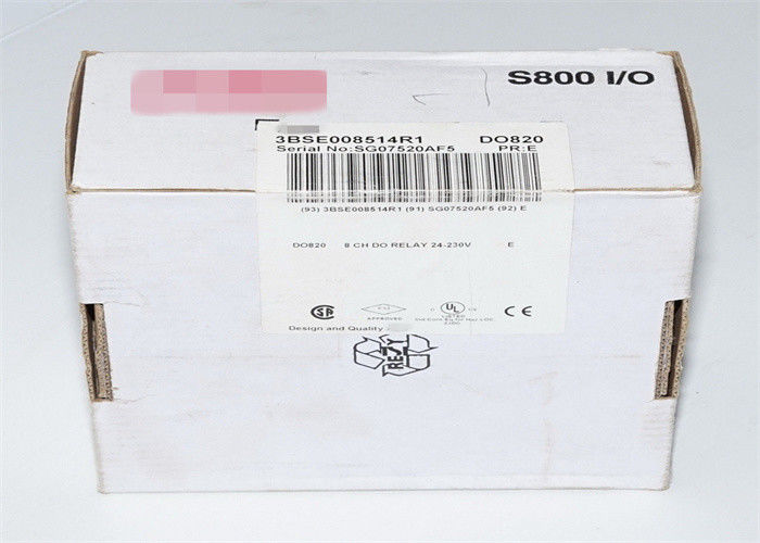 VAN DE DE MODULEdo820 3BSE013250R1 DIGITALE OUTPUT VAN ABB DI821 S800 I/O MODULE 8 CH 230 V A.C. /D.C