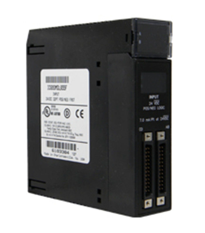 GE   IC693MDL655 DE LOGICAreeks 90-30 POSITIVE/NEGATIVE 7 AMPÈRE MAXIMUM 24 VDC VAN DE INPUTmodule 32POINT