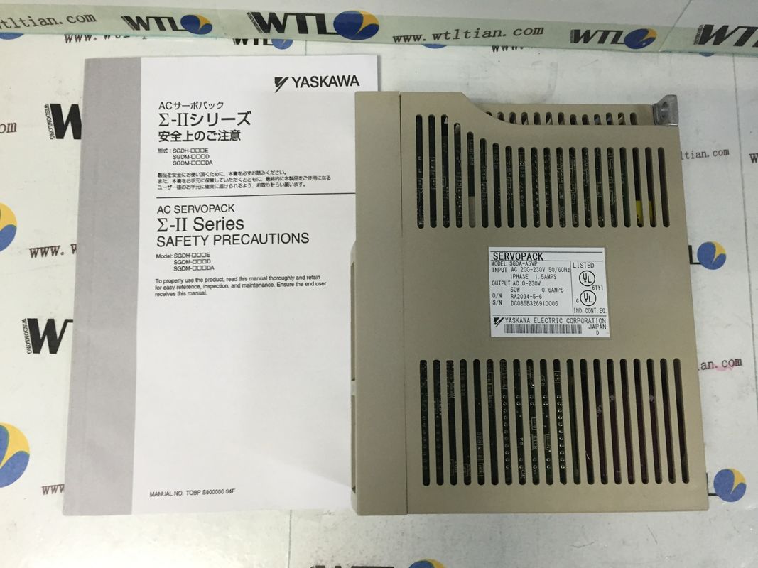 Yasakawa sgda-A5VP Ac Servo Motor Aandrijving 0,07 HP 200 V-VOEDING VOOR POSITIEcontrole