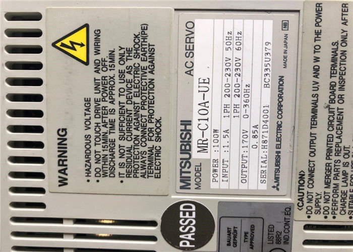 Servo de Aandrijvings M.-c10a-UE Industriële Versterker 100W, 200-230V, Nieuwe Origineel van Mitsubishi AC van 0.85A