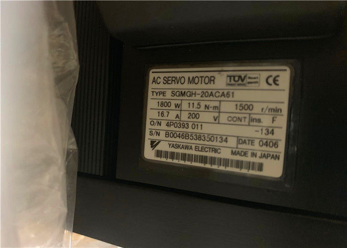 De industriële Servomotor sgmgh-20ACA4C van Servomotoryaskawa 11.5N.m 16.7A 200V AC