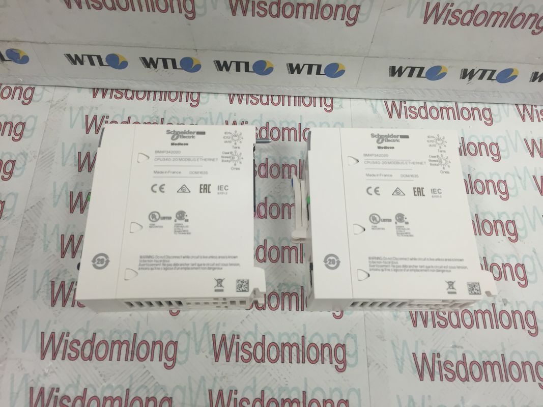 BMXP342020 bewerker, Modicon M340, maximum 1024 afzonderlijke + 256 analoge I/O, Modbus, Ethernet