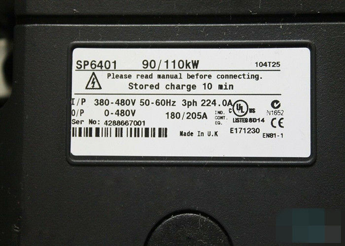 Van de Techniekenunidrive SP6401 90kw/110kW van de Nideccontrole de Omschakelaars0-480v 180-205A Servoaandrijving