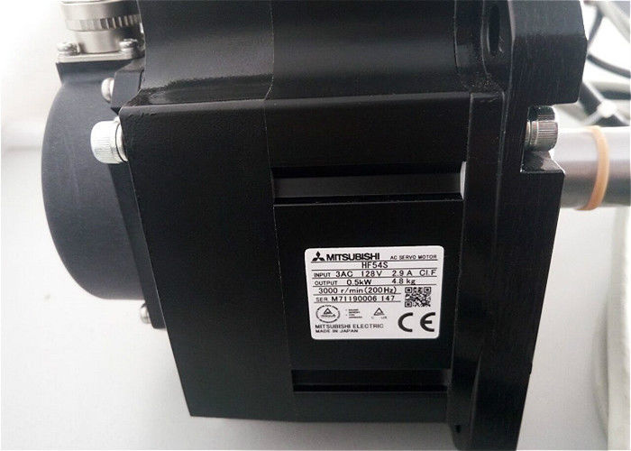 De Servo Gloednieuwe motorhf reeks 0.5KW 3AC 128V 2.9A 3000r/min van Mitsubishi HF54S Industial AC