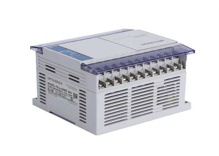 PROGRAMMEERBAAR CONTROLEMECHANISME 24 VDC SOURCE/SINK 16 INPUT 14 VAN MITSUBISHI FX1S-30MR-001 DE OUTPUT VAN HET OUTPUTrelais