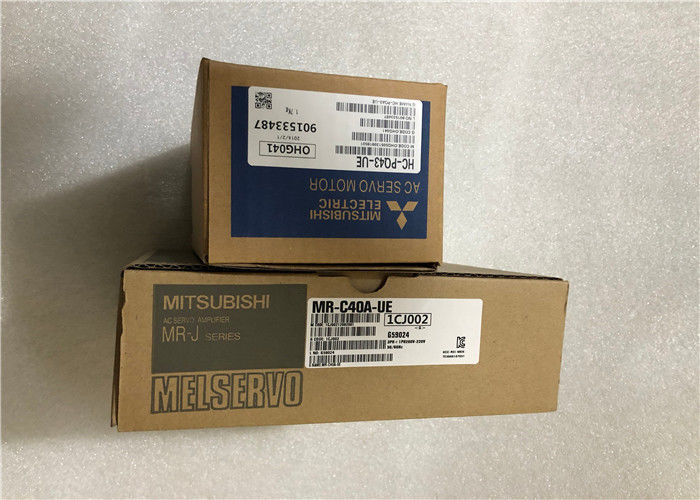 De Industriële Servoaandrijving M.-c40a-UE van Mitsubishi 400W met NIEUWE Motor hc-pq43-UE 4.5AMP 230V