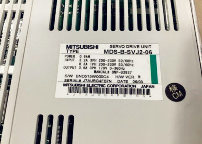 De elektrische Servoaandrijving van Mitsubishi Ac, mds-B-svj2-06 Industriële AC Servoasaandrijving