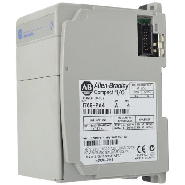 DE OUTPUT VAN AB 1769-PA4 120/220 VAC 18 WATTS DE INPUT VAN 25 AMPÈREvoeding 170-265 VAC