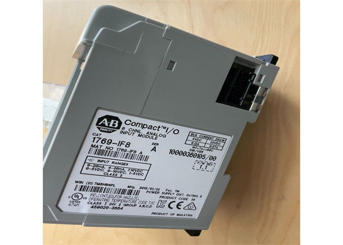 DE INPUTmodule 8 PUNT ANALOGE VOLTAGE/CURRENT 5-24 VDC VAN ALLEN BRADLEY 1769-IF8 0.12/0.07 AMPÈREN