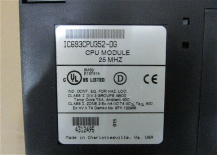 IC693CPU352 geheugen van de de Bytes het configureerbare gebruiker van GE Fanuc 240K, 4K I/O, 8 Rekken, de WISKUNDE van het Hardwaredrijvende komma