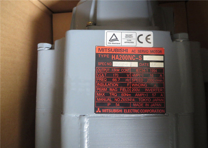 3.5KW de industriële NIEUWE Originele Snelheid 2000r/min van Servomotormitsubishi ha200nc-s