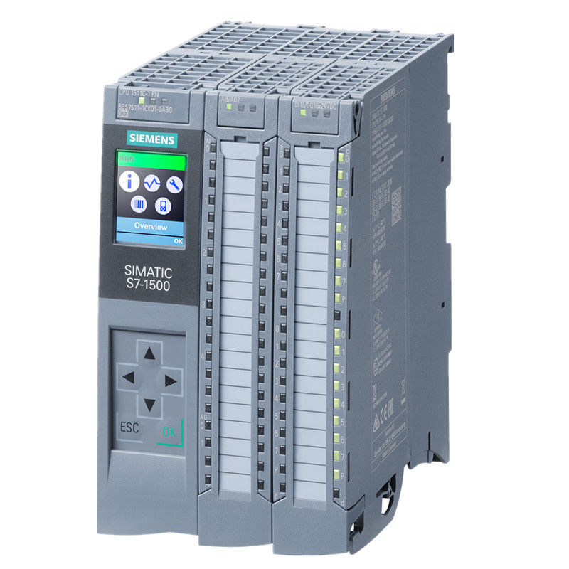 SIEMENS 6ES7511-1CK00-0AB0 Compacte cpu 175 KB voor Programma en 1 MB voor Gegevens