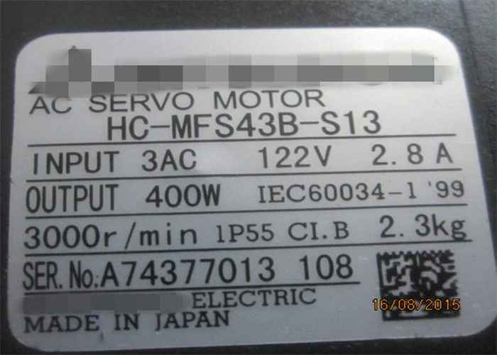 Industriële AC de Servomotor hc-mfs43-S13 hc-mfs43b-S13 Macht van MITSUBISHI 400KW