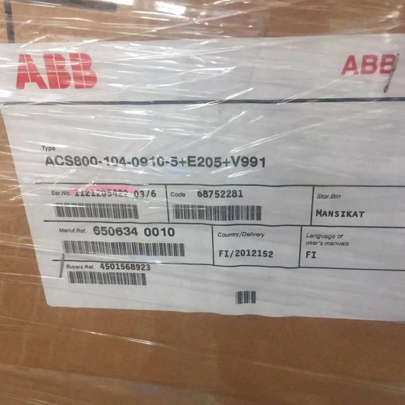 ABB ACS800-04M-0610-7 3-fase 560 kW Frequentiekonverter 205 kg Huidige product