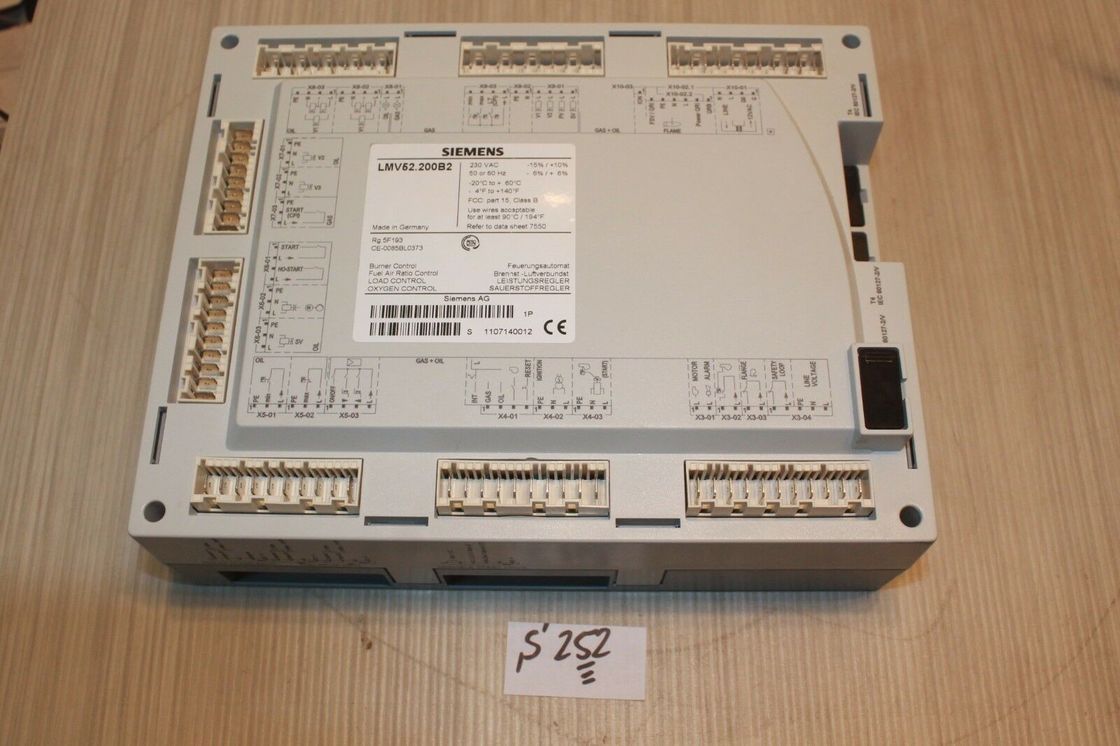 lmv52.200b2 Siemens Olie/gasbranderbesturing, O2 trim control, PID, 6 actuatoren, VSD, AC230V (EU)