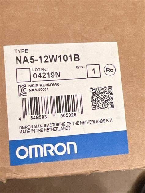 OMRON NA5-12W101B-V1Touchscreen HMI 12,1 inch breed scherm TFT LCD 24 bit kleur 1280x800 resolutie
