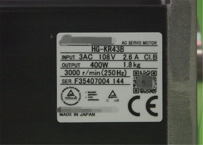 Nieuwe originele Mitsubishi HG-KR43B HG-KR43 AC servomotor J4 serie 400W rem