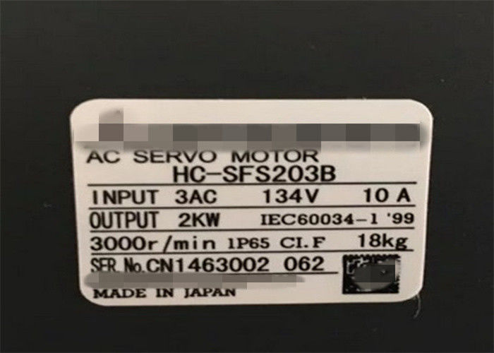 MITSUBISHI Melservo HC-SFS-serie Middellange traagheidsmotor HC-SFS203B uit Japan