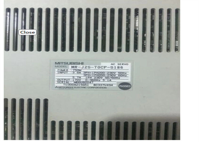 MR-J2S-40CP-S186 Industriële servo-aandrijvingen voor 200-230 VAC frequentiestabiliteit