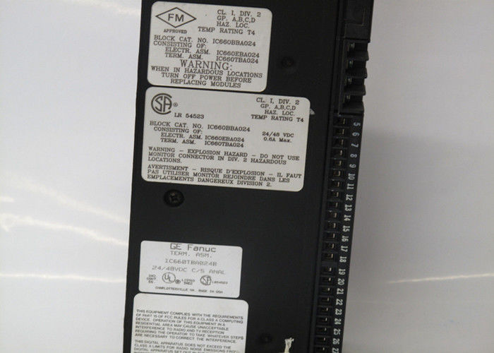 IC660BBA024 I/O-blok van de GE Fanuc Genius I/O-serie, nominale spanning 24/48 VDC