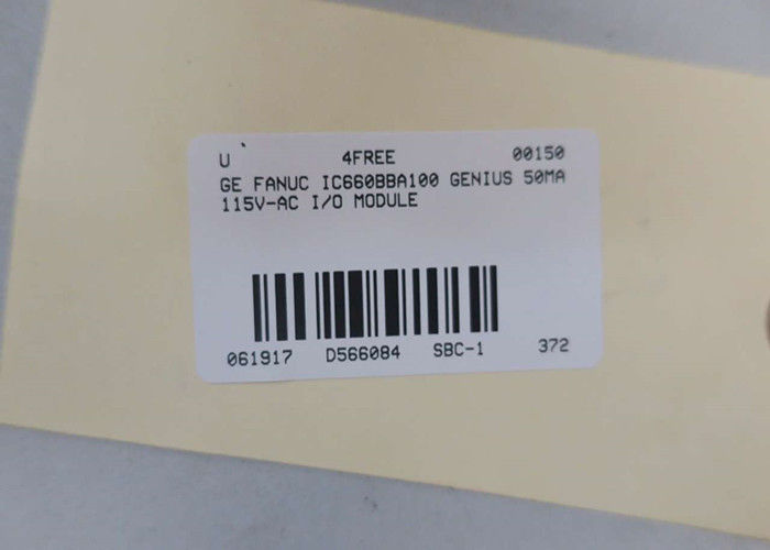 IC660BBA100 Analog I/O Block is een 115 Volt AC, 4-invoer, en 2-uitvoer analoog blok van GE Fanuc