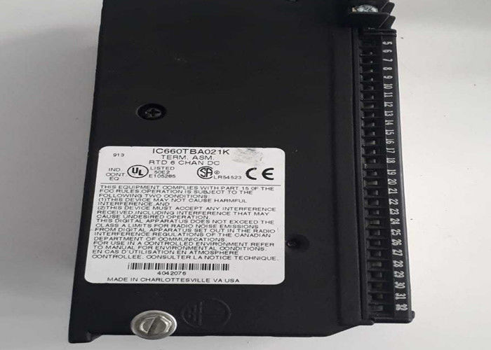 IC660TBA021 is een door GE Fanuc vervaardigde RTD-invoerblokterminal.