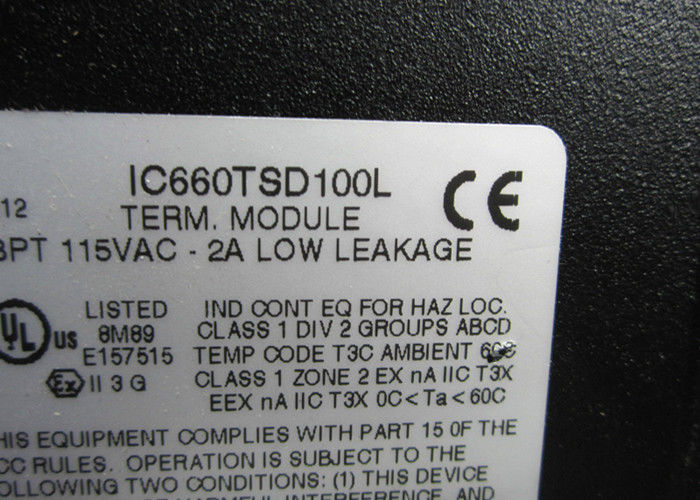 De GE Fanuc IC660TSD100 terminal assembly is vervaardigd door GE Fanuc, 32 tot 140 graden Fahrenheit