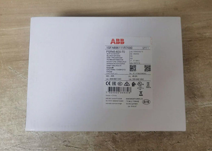 ABB PSR45-600-70 1SFA896111R7000 Een nominale maximale bedrijfsstroom van 45 A met een bedrijfsspanning