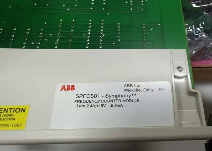 ABB SPFCS01 Frequency Counter Module voor Harmony Rack, twee turbinesnelheidskanalen 3 tot 12,5 KHz vervangen