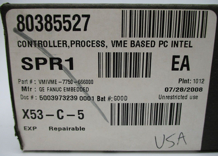 GE Fanuc Automation VMIVME-7750-666000 Pentium III Processor-gebaseerde VME Single Board Computer
