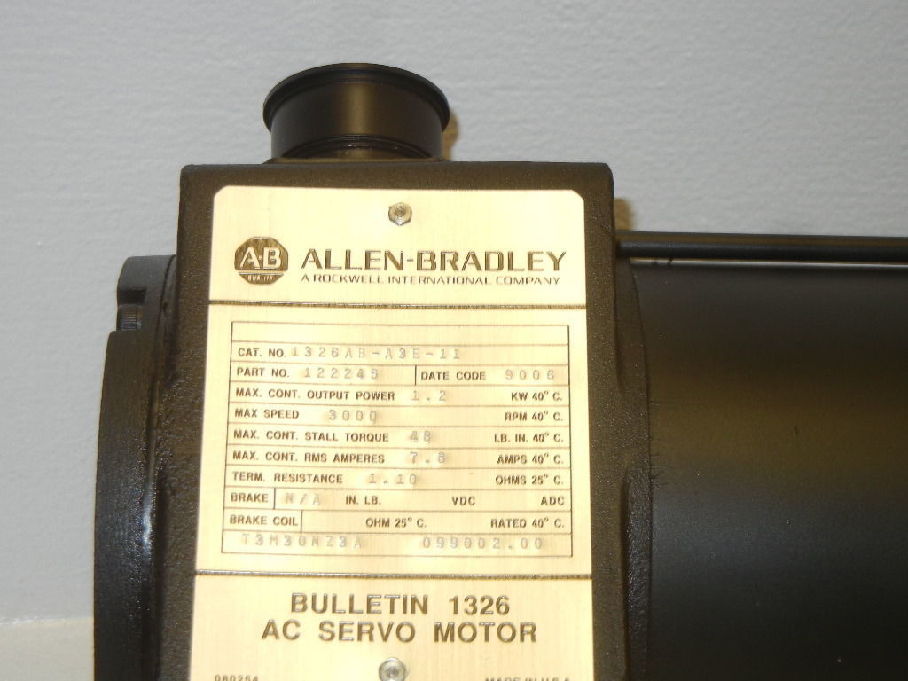 AB 1326AB-A3E-11SERV MTR 48-IN-LB 3K-RPM STD INCH-grensschakelaar met 115V gelijkstroomspanning