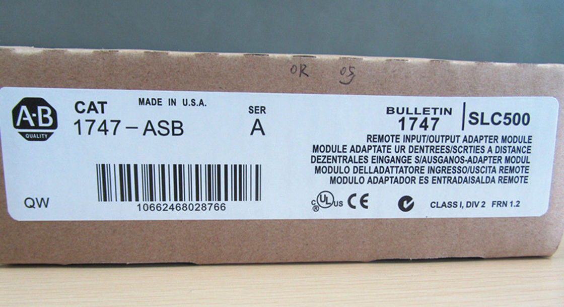 SLC Remote I/O Adapter Module 1747-ASB AB Merk CE gecertificeerd