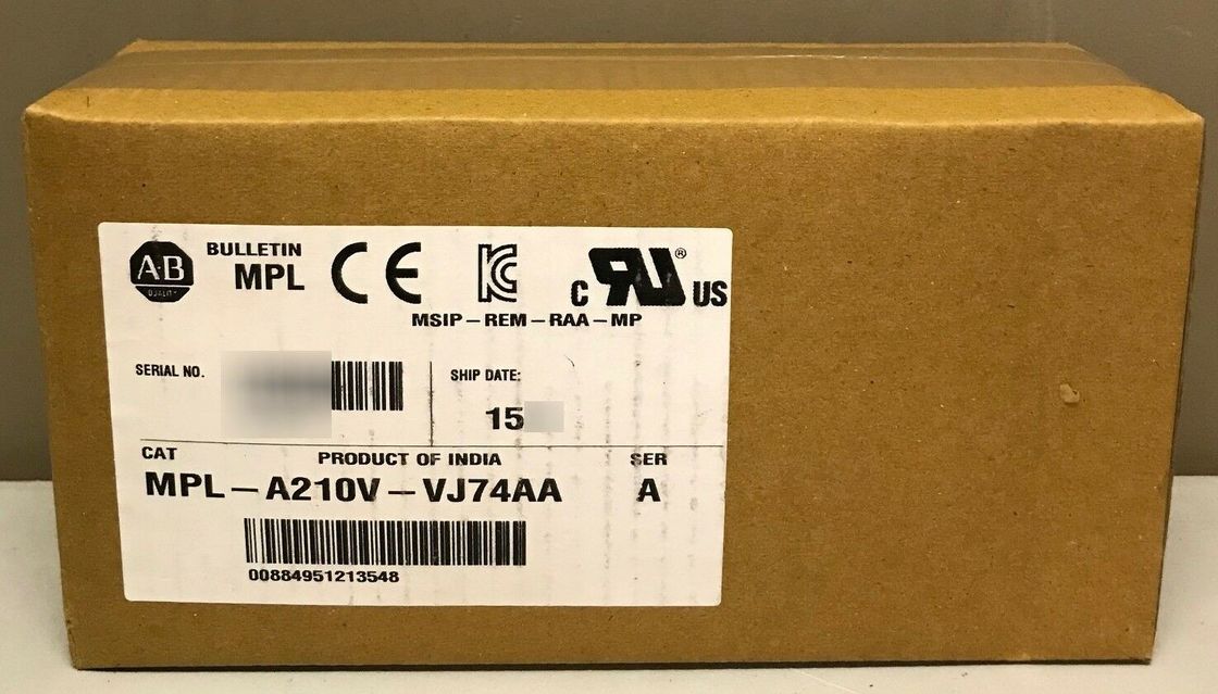 Allen-Bradley MPL-A210V-VJ74AA MP-serie MPL 240V AC roterende servomotor