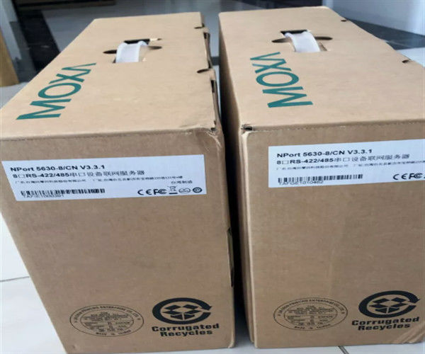 Een nieuwe Moxa NPORT5630-8 8-poort 422/485 Rack Serial Device Server