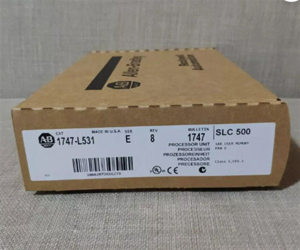 Allen-Bradley 1747-L531 SLC 5/03 Processor 8K geheugen, DH485 & RS-232, serie E